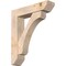 Ekena Millwork Legacy Slat Smooth Bracket w/ Offset Brace, Douglas Fir, 7 1/2"W x 32"D x 38"H BKT0806X32X38LEC06SDF - alternate 1